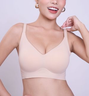 Áo Lót Thể Thao Phối Màu , Chất Su Không Viền, Thoải Mái Ngắn Chảy Xệ - MEA2512
