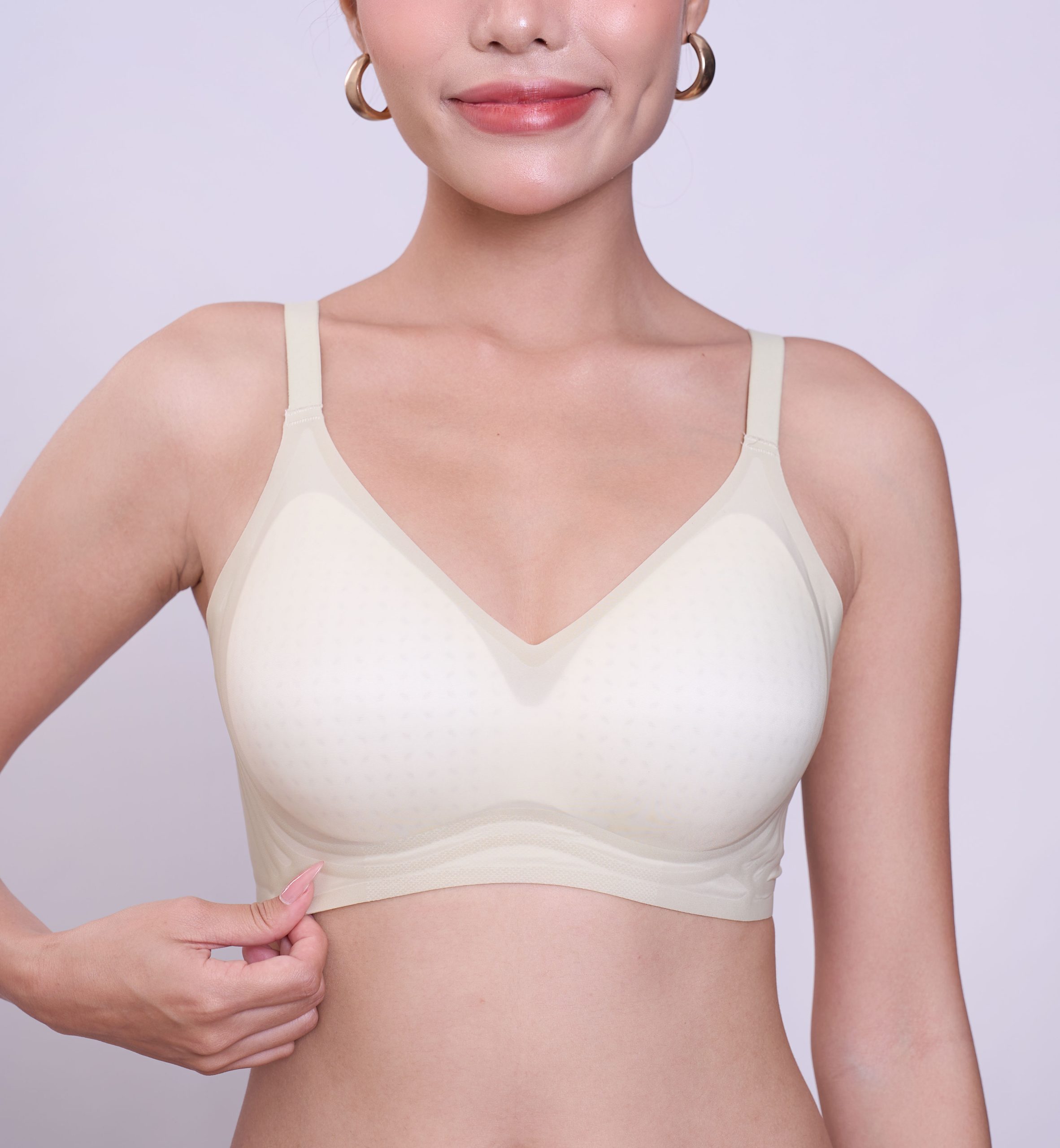 NTD00626 Áo Lót Tàng Hình Không Gọng, Chất Su Thạch Thông Hơi - MEA2501